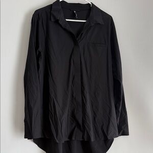 Athleta Black Activewear Top - Size L